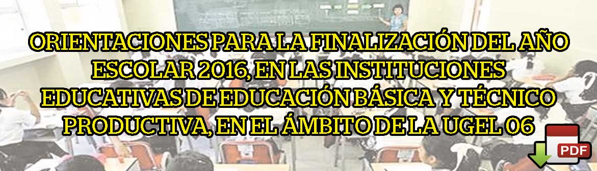 orientaciones finalizacion2017