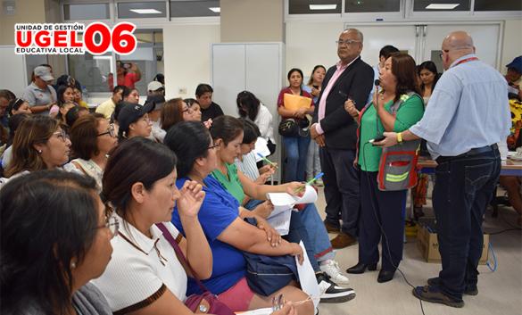 Adjudicación Docente de Primaria en la UGEL N°06