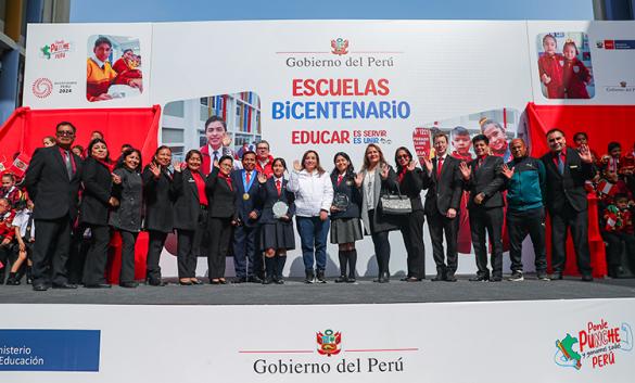 Se inaugura moderna infraestructura de la I.E. N°1221 &quot;María Parado de Bellido&quot; en Santa Anita