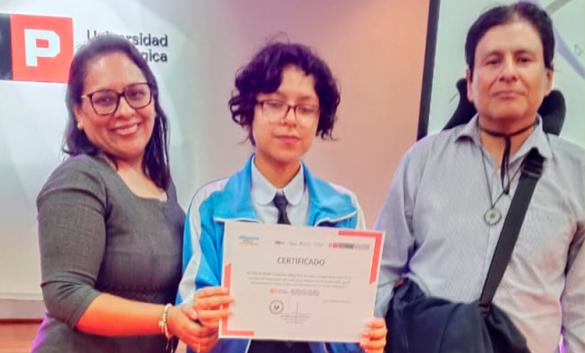 Estudiante de la I.E. Pablo Patrón campeonó en el Concurso World Championship 2024