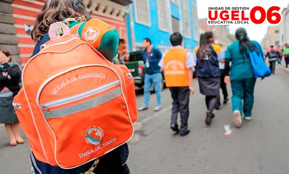 Mochila de emergencia: Cultura de prevención