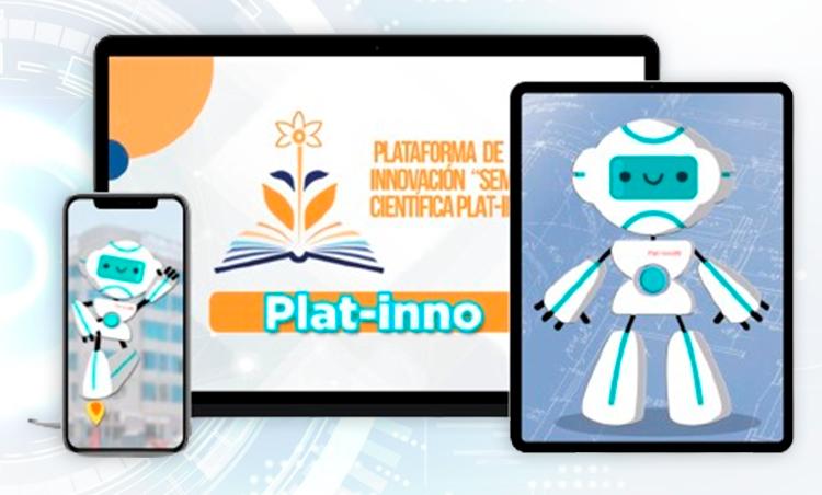 Equipo de Innovación de la UGEL N°06 presenta al robot Plat-Inno